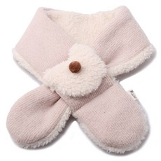 Monsieur 兒童羊羔毛小熊圍脖