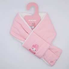 美樂蒂女童款三麗鷗羽絨圍巾