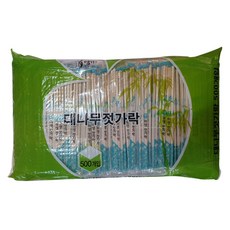 정담아 UH홈데코 일회용 고급 개별포장 대나무 젓가락, 1개, 500개