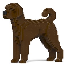 JEKCA Labradoodle 狗狗積木 深棕色 大型 M, 1個, 混色