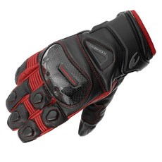 KOMINE 碳纖維防護冬季手套 GK-851, 黑紅
