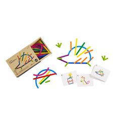 edx education Bizyplay Geostix 幾何棒套組 21367, 1套, 混合色