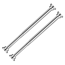 피피홈리빙 초강력 스테인리스 압축 커튼 행거봉, 2개