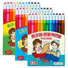 地球化學 復古色鉛筆12件組, 3套, 12色