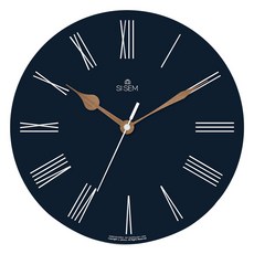 시셈 인테리어 무소음 벽시계 리벤, 혼합색상