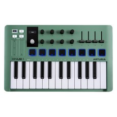 ARTURIA MiniLab 3 MIDI控制器 主控鍵盤, 薄荷綠