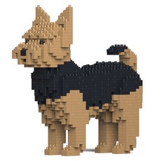 約克夏㹴犬積木 大型 M, 1個, 混合顏色