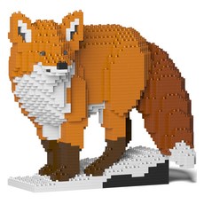 JEKCA 站姿狐狸 動物積木 大型 M, 1個, 混色