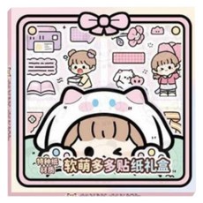 아이두일상취미 빅드림 DIY 다다의 스티커 박스 세트, 1세트, 종이 고양이