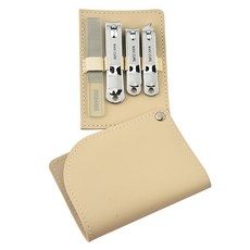 킹스로드 스테인레스 손톱깎이 4종 세트, 1세트, 실버