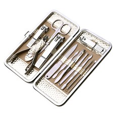 Kingsroad 不鏽鋼指甲剪 12件組, 1套, 金色