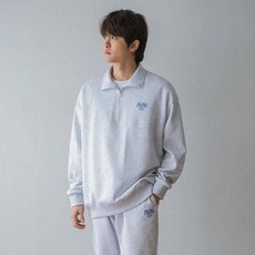 앨빈클로 남녀공용 ALAL 반집업 맨투맨 MAR753