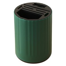 瑪德布띠 廚具收納兩用圓形餐具筒 16.5 x 21 cm AE20516, 綠黑色, 1個