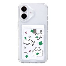 유스픽 디자인 카드수납 젤하드 휴대폰 케이스