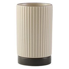 Mother Bouti 陶瓷現代迷你餐具筒 8.8 x 13.5 cm AE20517, 米色, 1個