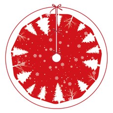 Atihom聖誕節假期派對樹地板墊裙, TYPE06, 1個