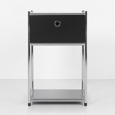 MARKET B Simply 床邊櫃 BC032, 霧面黑, 1個