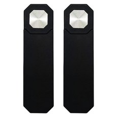 텐T 테슬라 모니터 부착용 마그네틱 연장형 핸드폰 거치대, 블랙, 2개