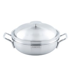 쉐프윈 316 STS 커퍼코어 파티웍 + 커버 + 스티머 세트, 1세트, 28cm