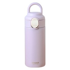 푸코 킨더 원터치 손잡이 텀블러, Purple, 320ml, 1개