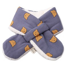 무슈 아동용 곰돌이 넥워머