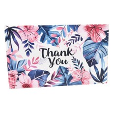 感謝祝賀訊息花卉明信片 10入組, 1套, 感謝明信片-02