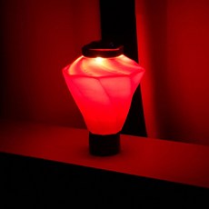 마스터베이스 골제로 랜턴 전용 글리스터 쉐이더 + 파우치 세트, 레드, 1개