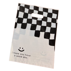 모아픽 선물용 포장봉투 체크스마일, 50개