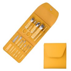 킹스로드 손톱깎이 12종 세트, 1세트, 옐로우