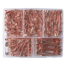 Khohimo 多用途安全別針 5種 340入 套組 4W329, 1套, 玫瑰金