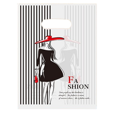 모아픽 귀여운 포장 봉투 스트라이프, 100개