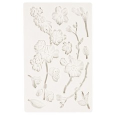 黏土陶土梅花花梅花模型模具壓模, 1個, 透明