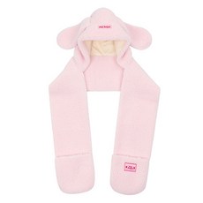 Pink Dragon 女童連帽圍巾