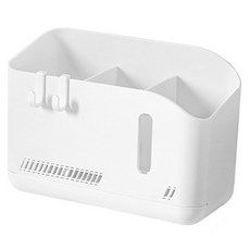 MMMII 馬卡龍色壁掛式分離型餐具筒 FM077, 白色, 1個