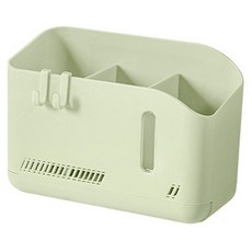 묘먀미 파스텔 벽걸이 분리형 수저통 FM077, 그린, 1개