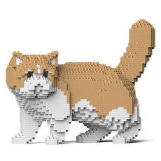 異國短毛貓積木 大型 M, 金色, 1個