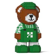 아이리시 곰돌이 블럭 대형 M, 혼합색상, 1개