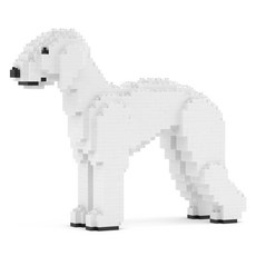 貝靈頓梗犬 狗狗 積木 大型 M, 1個, 混合顏色