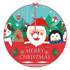 Atihome 絨毛飯店風聖誕樹樹裙, 1個, TYPE01