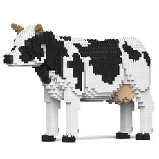 乳牛動物積木 大型 M, 1個, 混色