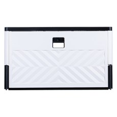 Conili 韓國製造 滑動式折疊箱 虎鯨, 1個, 黑色 + 白色, 54 x 36 x 31.5 cm