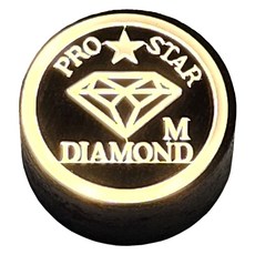 KING DIAMOND Pro Star 撞球桿頭, 黑色