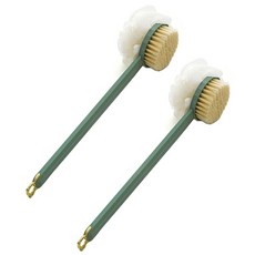 알로데 보송 바디 브러쉬 양면, TYPE02 그린, 1개입, 2개