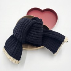 Bidangil 兒童Bergen針織拼色圍巾