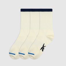 Reebok Lift Crew Sox RBDLFCR-3, 白藍(RBDLFCRS-W/BU3), 3雙