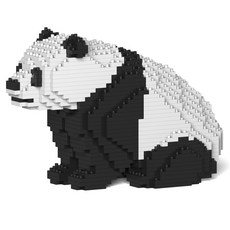 坐姿熊貓動物積木 M 大型, 1個, 混合色