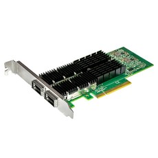 넥스트유 래아부 PCI-E x8 QSFP+ 듀얼 40G 멜라녹스 서버 랜카드, 1개