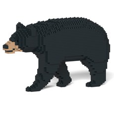 黑熊 野生動物 積木 M 大型, 1個, 混合顏色