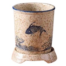 따봉오빠 에스닉 전통 패턴 물빠짐 조리도구 보관 수저통 ONESIZE JNH1668, B, 1개