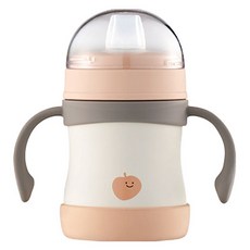 foogo Neutral系列2WAY學飲杯 TKFD-200, 1個, 粉色, 200ml